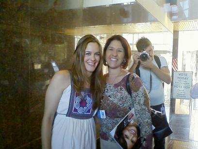My wife Angie and Alicia Silverstone