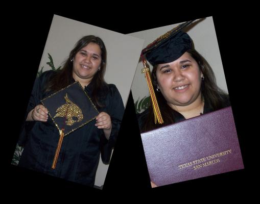 My youngest daughter's college graduation.  You go, girl!