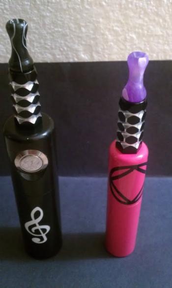 New drip shields from empiremods on my SB and my wifes BB...
