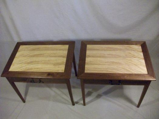 Night stands I made to go with my daughter's bed.