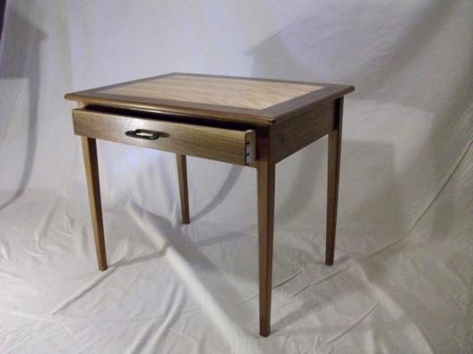 Nightstand with drawer open