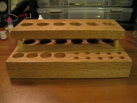 Oak, finished gloss.