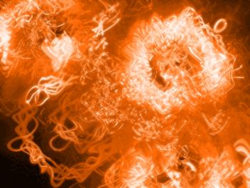 orange abstract screensaver 66827