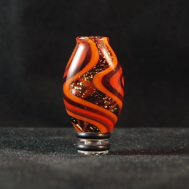 Orange/Sparkle Wigwag Flatmouth