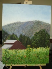 Oregon Barn
Acrylic Â©2010, all rights reserved