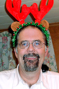 Paul with Reindeer Hat