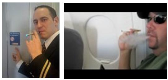 plane vaping