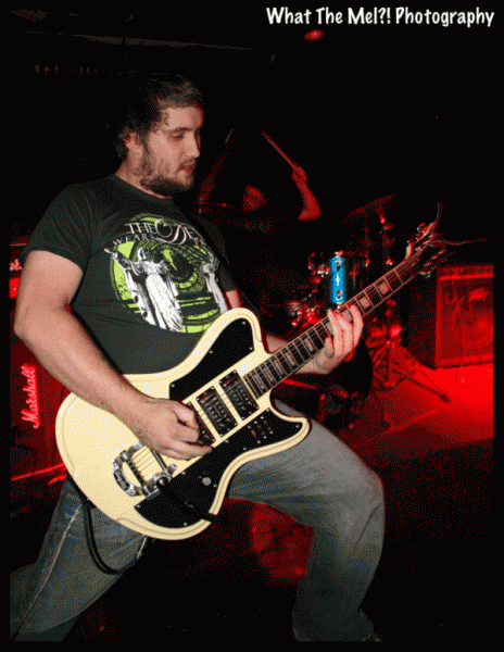 Playing with one of my older bands.