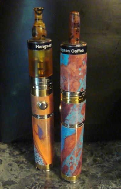 Poldiac clones - both topped with Vivi Nova Champions. I skinned the mods and one topper with J-Wraps.