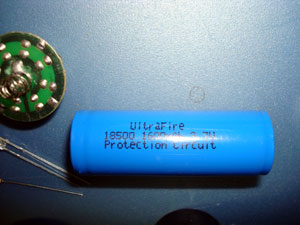 Protected 18500 1600mAh 3.7V from MadVapes.
