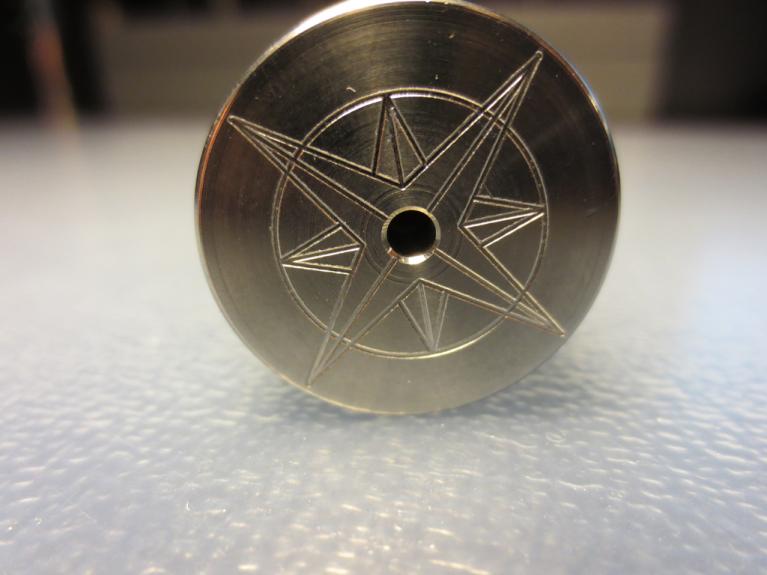 ProVari collector's compass end cap.