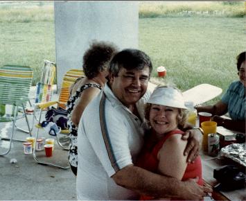 Richard Malek and Sandy Smith    East Lake Reunion 1985 or 1986