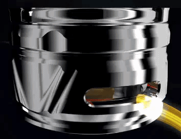 Self-Cleaning action of Crown 4 tank.