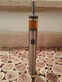 Semovar in 18500 mode (I think). Anyway, the kit comes with all three tubes and the hybrid connection. All we need is the mechanical pieces. Love it!