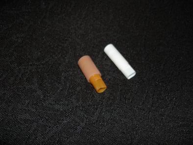 silicone eCigGrip on 901 cart beside 510 cart