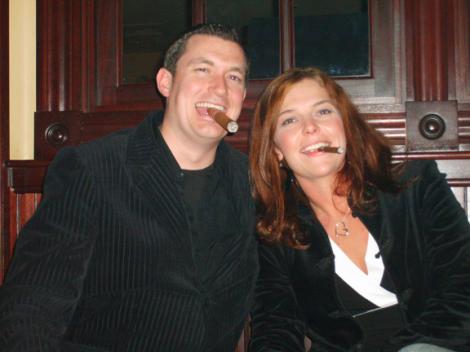 Smokin cigars