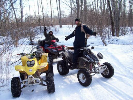 Snow does not stop us whatsoever