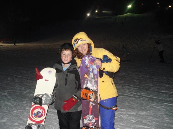 snowboardin