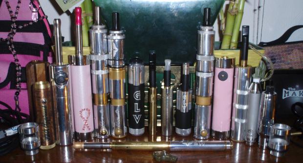 Some of My Mods & Accessories...
BEAUTIFUL, Pink, Black & Clear, Beaded Glass Lanyard on Pink E-Cig Bag. A Gift From and MADE By My Good Friend, KEYZY GIRL!!! THANK YOU!!!
