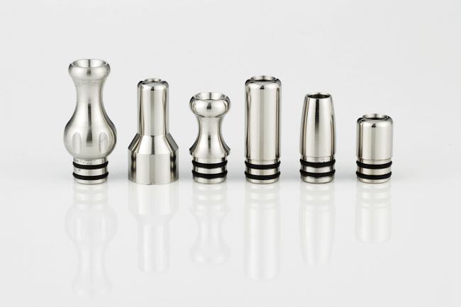 Stainless steel 304 Drip tips.With double O-rings to avoid thermal bridges.