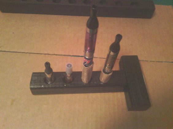 Stand to hold my Ego battery's and a couple of clearomizers/tanks
