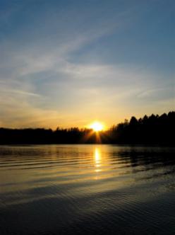 Sunset on Lake Edna