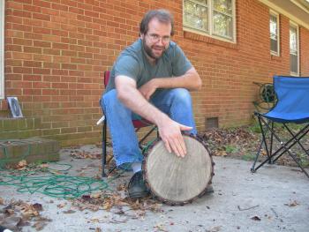 sweet potates and djembe drummin 048