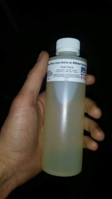 That 236 ML bottle of Hawk Sauce! :D