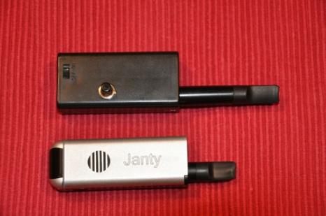 the box mod side by side with the JantyStck