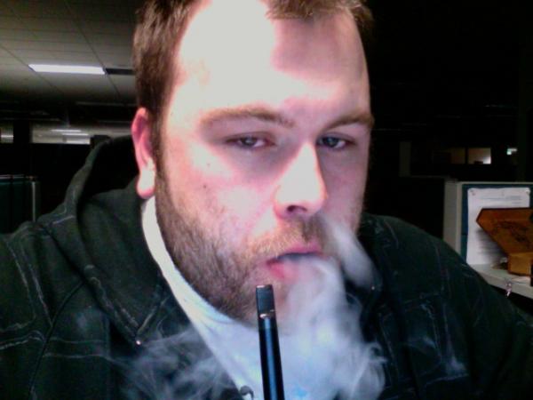The exhale....Strong hit
