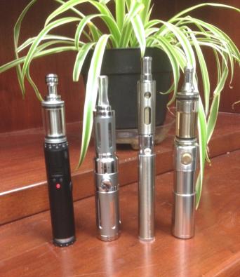 The Family of Four.

From left to right:
1. EST Mini VV Mod with glass IBTanked 35mm by 19mm carto tank loaded with a 35mm Ikenvape 2ohm Punch cartomizer.
2. Cigreat QQ Mechanical Mod with a QQ carto tank.
3. Ego Twist VV 1300mAh battery with a Pyrex Smoktech V2 carto tank loaded with a 2ohm Boge F16 cartomizer.
4. Roller Clone Mechanical Mod with a glass IBTanked 45mm by 19mm carto tank loaded with a 45mm Ikenvape 2ohm Punch cartomizer.