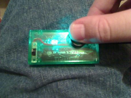 The light actually turned out to fill the case nicely without being overly bright outside on the green.