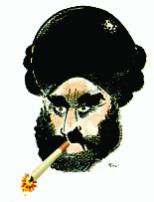 the mohammad as a smoker cartoon