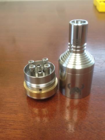 The Viking RDA
4 Post
Adjustable airflow
Silver contacts