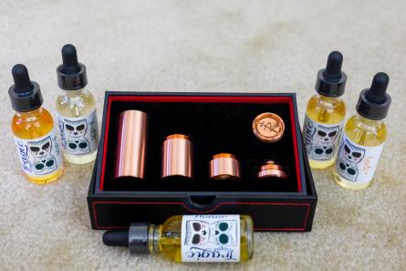 The VLS Ragnarok and some awesome locally made juices.