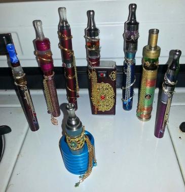 This is all my little guys, all blinged up!
