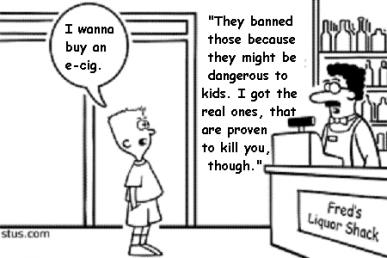 Tobacco cartoon