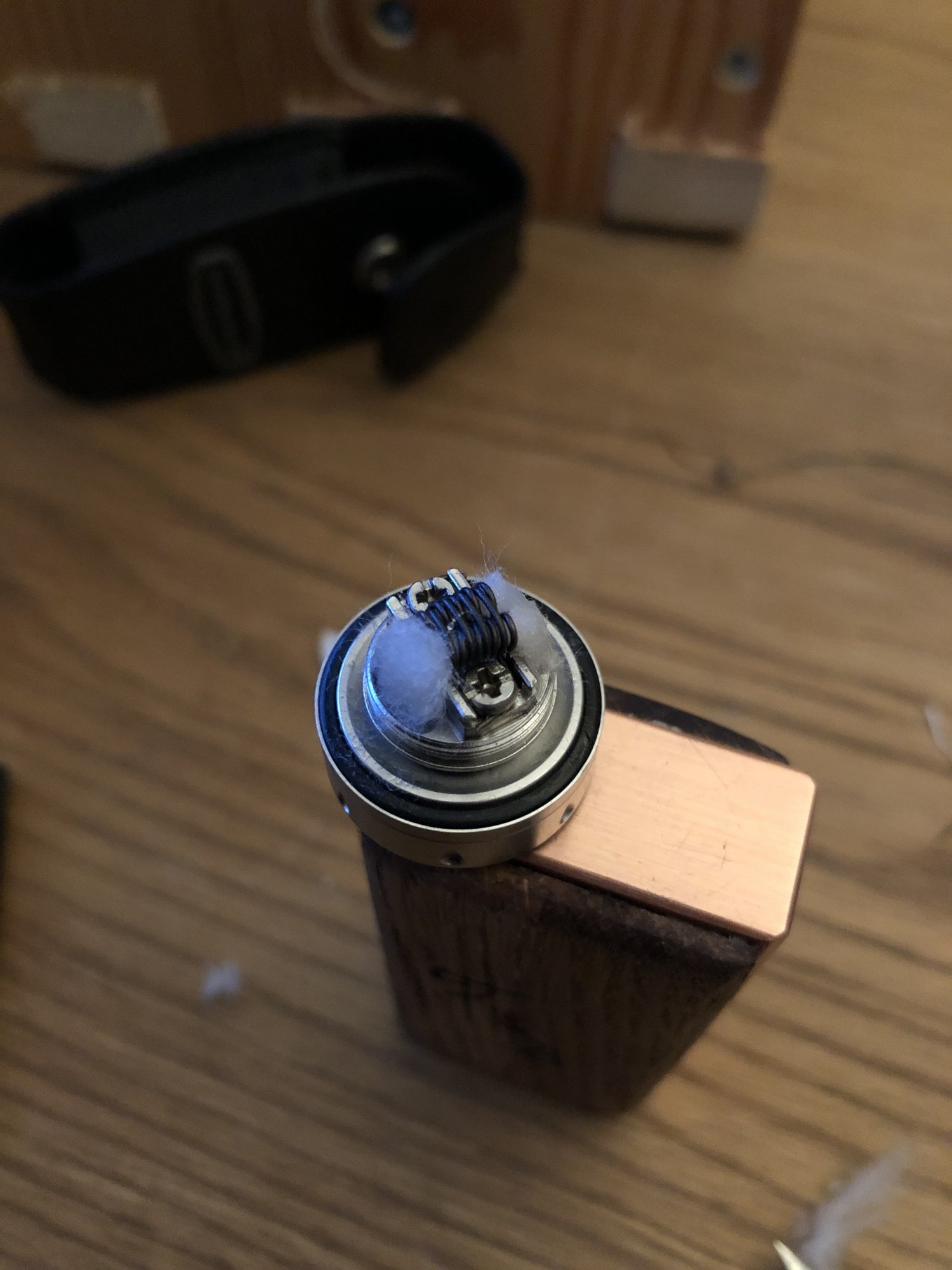 Twin single coil wicked