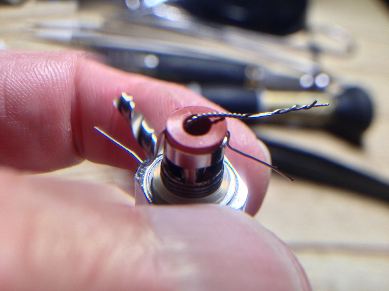 Twisted-lead Parallel, Tensioned Micro Coil