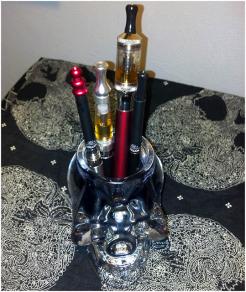 vaping skull caddy