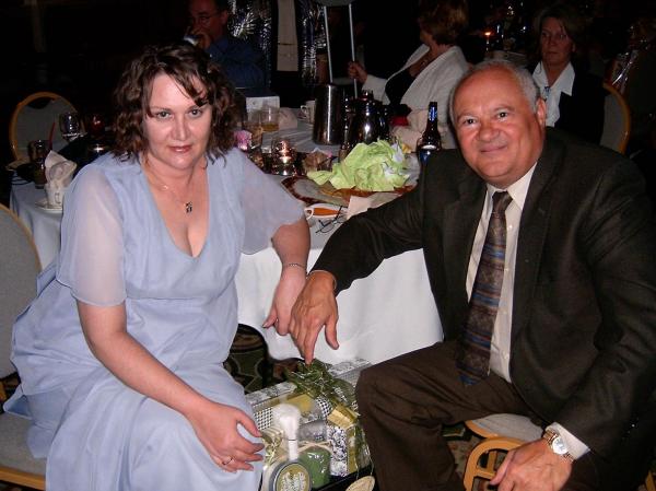 Vikki & Dr. Frank Marmo
Helen's Hospital Fund Raiser 2008
I keep telling this guy, I DON'T need a Doctor. Helen HELP!!! Wait I think SHE'S responsible, LOL...
