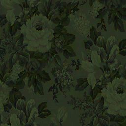 woodland fairy green floral