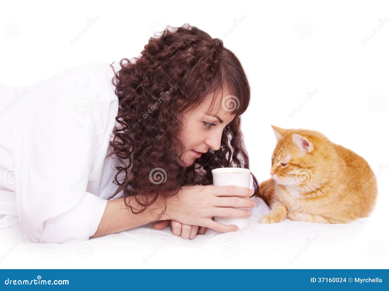 girl-cup-coffee-her-cat-bed-37160024.jpg