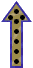 Yellow-LED-dots-on-up-animated-arrow.gif