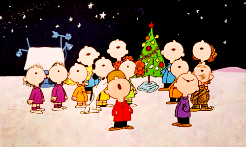 charliebrownsingingchristmas.gif