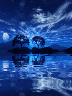 animated_night_moon_blue_water-waves.gif